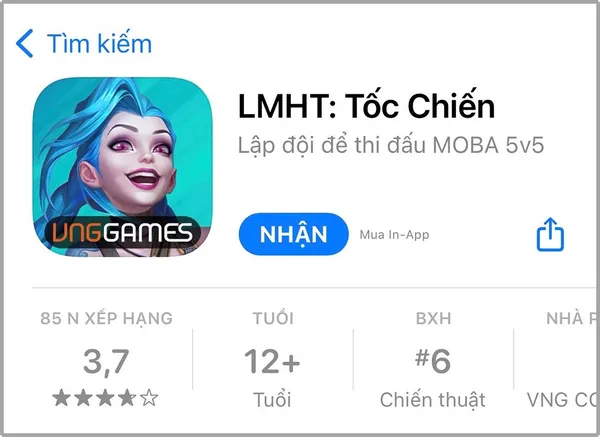 game online iOS - Tốc Chiến (LMHT: Tốc Chiến)